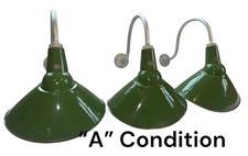 1 Appleton 16x12 Gooseneck Green Porcelain Pole Sign Light Gas Station Vintage A picture