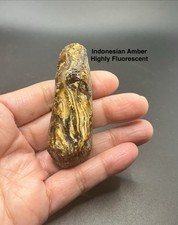 Indonesian Genuine Rough Amber 17.7g AUTHENTIC RARE HIGHLY FLUORESCENT picture