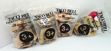 VTG 1998 Taco Bell Talking Chihuahua Plush Set Lot of 4 - Complete Series 1 NOS picture