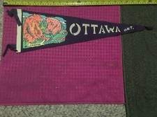 Vintage - OTTAWA - ONTARIO - Canada - Pennant Banner Flag - BEARS - FAST SHIPPER picture