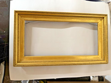 19th C Gilt Fine Art Frame w/ Beaded Edge 20.25 x 11.25 picture