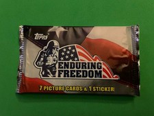 2001 Topps Enduring Freedom Card Pack Unopened Sealed Osama Bin Laden Rookie ?? picture