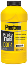 Prestone Dot 4 Brake Fluid - 12 Fl Oz- Synthetic, High Grade, 50,000 Mile picture