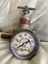 VINTAGE Jas. P. Marsh PRESSURE Regulator GAUGE Norgren 2 3/4” Steam Punk Indycar picture