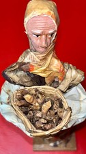 Vintage Handcrafted Figurine with Basket picture