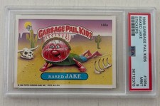 1986 Garbage Pail Kids, PSA 9, BAKED JAKE picture