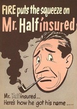 Fire Puts The Squeeze On Mr. Halfinsured #1 VF; Harvey | Mini Comic w/Mailer - w picture