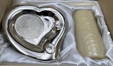 Lenox Wedding Promises Unity Candleholder Silverplate 3 Candles Unused Boxed picture