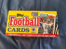 ✅1987 Topps Football Factory Complete Set 396 Cards NOT SEALED CHRISTMAS BOX ✅ picture