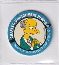Mr Charles Montgomery Burns 1994 The Simpsons Skybox Pog #35 picture