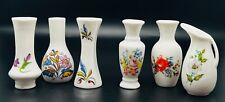 Set Of 6 Mini Bud Vases Vintage Taiwan 2.75