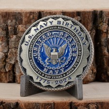 2024 US Navy Birthday Coin picture
