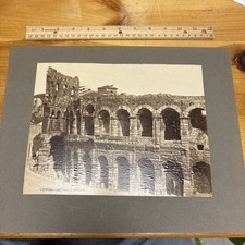 Vintage Roman Architecture Photo: Verona Amphitheater Amphitheatre Detail Italy picture