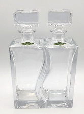 Irish Shannon Designs of Ireland Crystal Wave Kissing Decanters Czech Republic picture