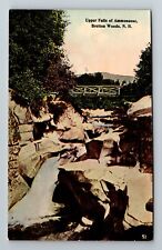 Bretton Woods NH-New Hampshire, Upper Falls Ammonusuc, Antique Vintage Postcard picture
