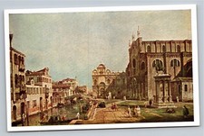 Canaletto VIEW IN VENICE Postcard - National Gallery of Art Old Master Painting picture
