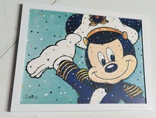 Disney Cruise Line 25th Anniversary Framed Picture Print Captain Mickey New Cert picture