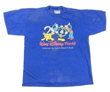 Vintage Walt Disney World KIDS CHILD YOUTH T-Shirt XL 2000 Celebrate the Future picture