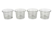 Clear Glass Tealight Candleholders, 4-ct. Packs picture