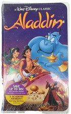 New Sealed Walt Disney Aladdin VHS Black Diamond Classics Clamshell - 1993 Rare picture