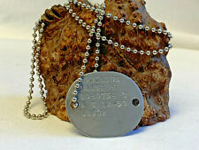 WW2 USMCR Catholic Military Dog Tag Soldier Gear 'James H Robinson' AT 12-50  picture