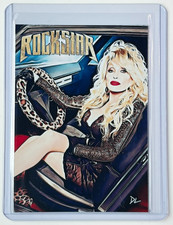 Dolly Parton Limited Edition Artist Signed “Rockstar” Trading Card 2/10 picture