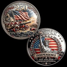United States 250 Anniversary Challenge Coin Commemorative US 1-pc ao picture