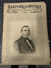 Harper’s Weekly – September 23, 1871 – Complete w/ Supplement picture