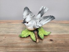 AUTHENTIC LENOX TUFTED TITMOUSE THE GARDEN BIRD COLLECTION FINE PORCELAIN picture