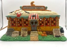 Creepy Hollow Cauldron Café Lighted Haunted House with Cord Boxed picture