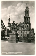 AK * Dresden-Schlossplatz and Georgentor, Catholic Hofkirche (AB) 20856 picture
