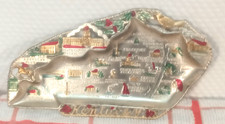 Vintage 1950's State Of KENTUCKY Metal Souvenir Ashtray Trinket Dish Tourism picture