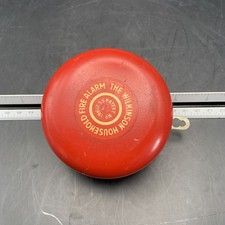 VTG THE WILKINSON HOUSEHOLD FIRE ALARM WIND UP WALL MOUNT BELL Not Tested picture