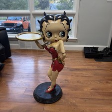Vintage 3ft Tall Betty Boop Life Size Waitress Display Very Rare picture