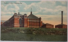 Vintage Postcard Federal Prison Atlanta Georgia 1913 AA27 picture