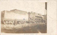 G68/ Occupational RPPC Postcard c1910 Railroad Locomotive Engineer 3 picture