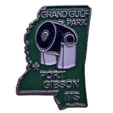 Vintage Grand Gulf Military State Park Mississippi Travel Souvenir Pin picture