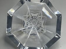 Vtg Ladies Auxiliary Veteran VFW Diamond Paperweight 88 Chicago Award Convention picture