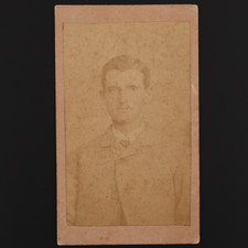 CDV Carde de Visite of a Badly Faded Man from Columbus, Georgia #1000 picture