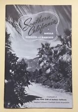 1948 Southern California Hotels Resorts Ranches Vintage Travel Lodging Booklet picture