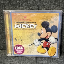 NEW & SEALED Hallmark Celebrates 75 Years With Mickey Mouse Disney Rare OOP CD picture