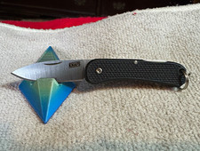 Knafs Lander 6 Pocketknife back Lock Drop Point Plain Edge picture