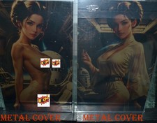 Pictorial Fantasy Cosplay Comics Princess Leia Full Gold Metal Cover Set🔥🔥🔥 picture