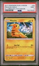 Pikachu Holo 28/73 Cracked Ice Let's Play Pikachu Theme Deck Pokemon PSA 9 Mint picture
