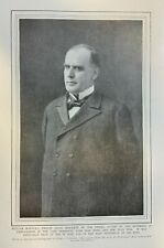1901 Vintage Magazine Illustration President William McKinley picture