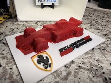 Ferrari F1 Car Reveal Art For Desk Man Cave Office boyfriend Gift Scuderia Wall picture