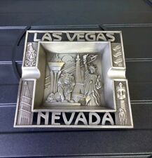 Vintage Las Vegas Nevada Metal Ashtray Souvenir picture