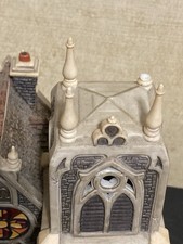 Damaged Department 56 Christmas 2003 Dickens All Saints Church Missing Top picture