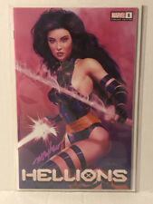Hellions 1 Mike Mayhew Variant Signed with COA picture
