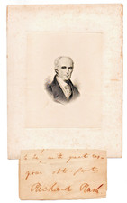 US Secretary of the Treasury RICHARD RUSH 1825-1829 Portrait and Signature picture